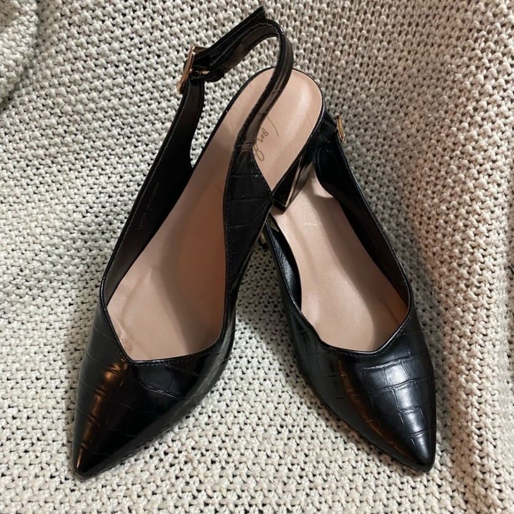 London Rag Chunky Heels, Size‎ 9